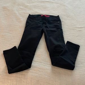 Stretchy black skinny jeans